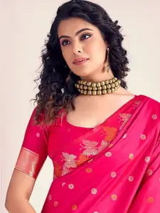 DEVATITHI Red Banarasi Saree