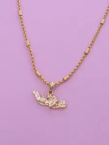 Ramdev Art Fashion Jwellery Gold-Plated Lord Hanuman Pendant With Chain