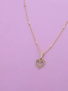 Ramdev Art Fashion Jwellery Heart Shaped Pendant