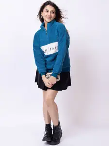 DressBerry Women Colourblocked Pullover Sweatshirt