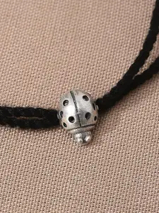 JAYPORE Silver Tortoise Shaped Anklet