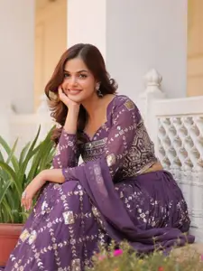 KALINI Embroidered Ready to Wear Lehenga & Blouse With Dupatta