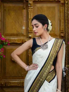 Anouk Woven Design Banarasi Saree
