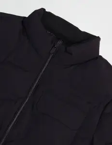 Arrow Sport Men Solid Mock Collar Padded Jacket