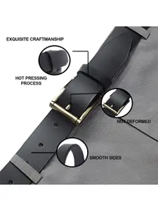 Provogue Men Leather Formal Belt