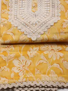 Meena Bazaar Printed Unstitched Dress Material