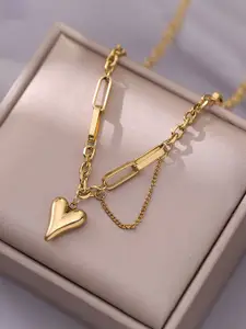 Jewels Galaxy Women Gold-Plated Wraparound Bracelet