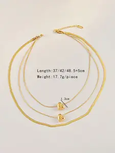 Jewels Galaxy Gold-Plated Necklace