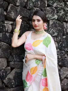 Anouk Woven Design Zari Saree