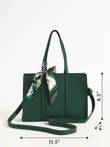 Chumbak Maldives Mini Tote With Scarf | Green