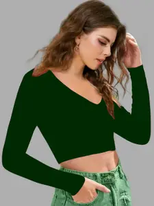 Dream Beauty Fashion Women Fitted Crop Top