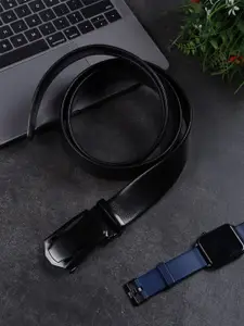 Metronaut Men Textured 2 PU Belt