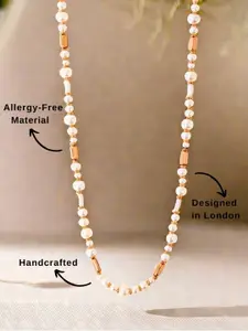 Accessorize Pearls Beaded Allergy Free Round Necklace