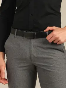 Metronaut Men Textured Leather Formal Belt