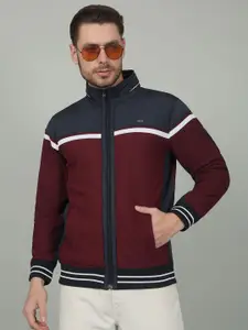 Cantabil Men Colourblocked Long Sleeves Sweatshirt