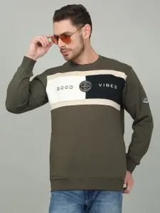 Cantabil Men Colourblocked Sweatshirt