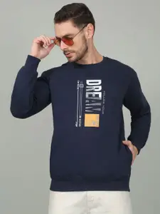 Cantabil Men Typography Printed Sweatshirt