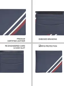 Tommy Hilfiger Men Superhero Leather Two Fold Wallet
