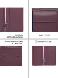Tommy Hilfiger Men Leather Two Fold Wallet