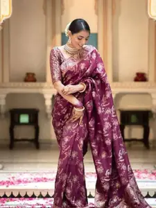 Anouk Silk Blend Banarasi Saree