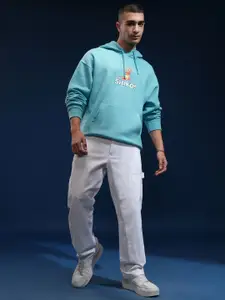 HIGHLANDER Warner Bros Looney Tunes Men Hooded Drop Shoulder Oversized Sweatshirt