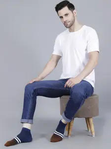 Dollar Men Pack of 3 Free Size Ankle Length Cotton Socks