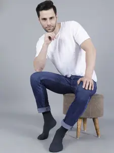 Dollar Pack of 3 Men Cotton Free Size Ankle Length Socks