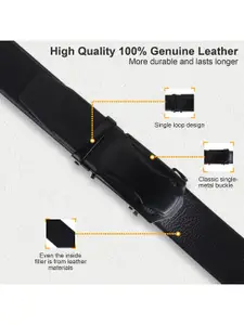 Metronaut Men Textured 2 Formal Belt