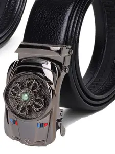 Provogue Men Textured Pack Of 2 PU Belt