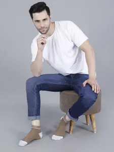 Dollar Men Pack of 5 Free Size Ankle Length Cotton Socks