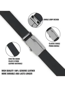Metronaut Men Textured Leather Belt