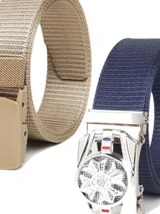 Provogue Men Pack Of 2 Textured Belt