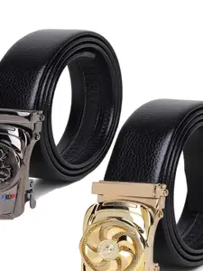 Provogue Men Pack of 2 Textured Belts