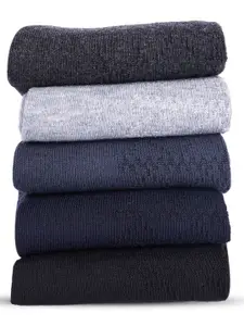 Dollar Men Pack of 5 Free Size Ankle Length Cotton Socks