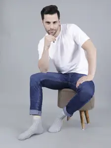 Dollar Men Pack of 5 Free Size Ankle Length Cotton Socks