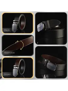 Provogue Men Leather Reversible Belt