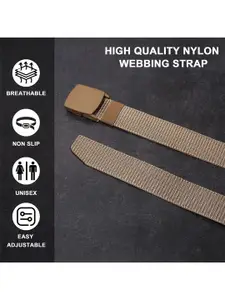 Provogue Men Pack Of 2 Textured Slider Buckle Belt