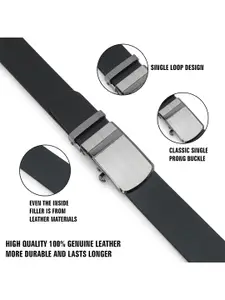 Metronaut Men Textured Leather Belt