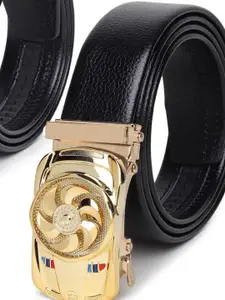 Provogue Men Pack Of 2 Textured Formal Belt