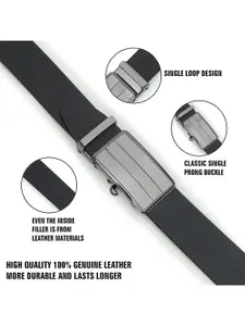 Metronaut Men Textured Leather Belt