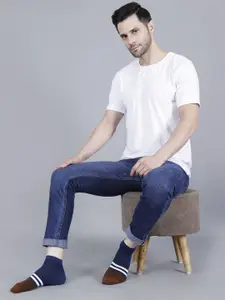 Dollar Men Pack of 3 Free Size Ankle Length Cotton Socks