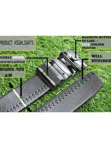 Metronaut Men Textured 2 Formal Belt