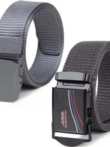 Provogue Men Pack Of 2 Textured Belt
