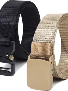 Provogue Men Pack of 2 Textured Belts