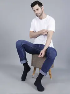 Dollar Men Pack of 5 Striped Ankle Length Socks