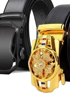 Provogue Men Pack Of 2 Textured Belt