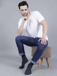 Dollar Men Pack of 3 Striped Ankle Length Socks