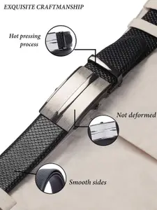 Metronaut Men Textured Leather Belt