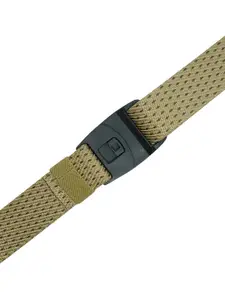 Metronaut Men Textured Slider Buckle Belt