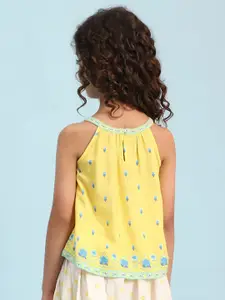 Biba Girls Floral Print Top